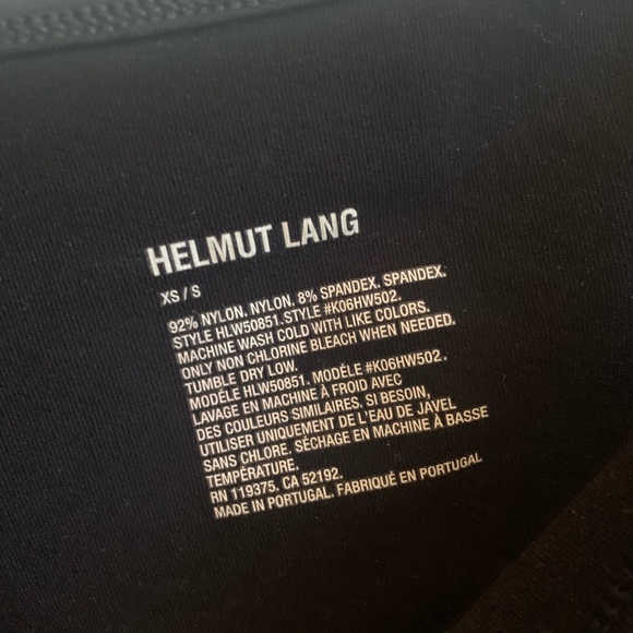 Helmet Lang black one-shoulder t-shirt - Picture 11 of 11